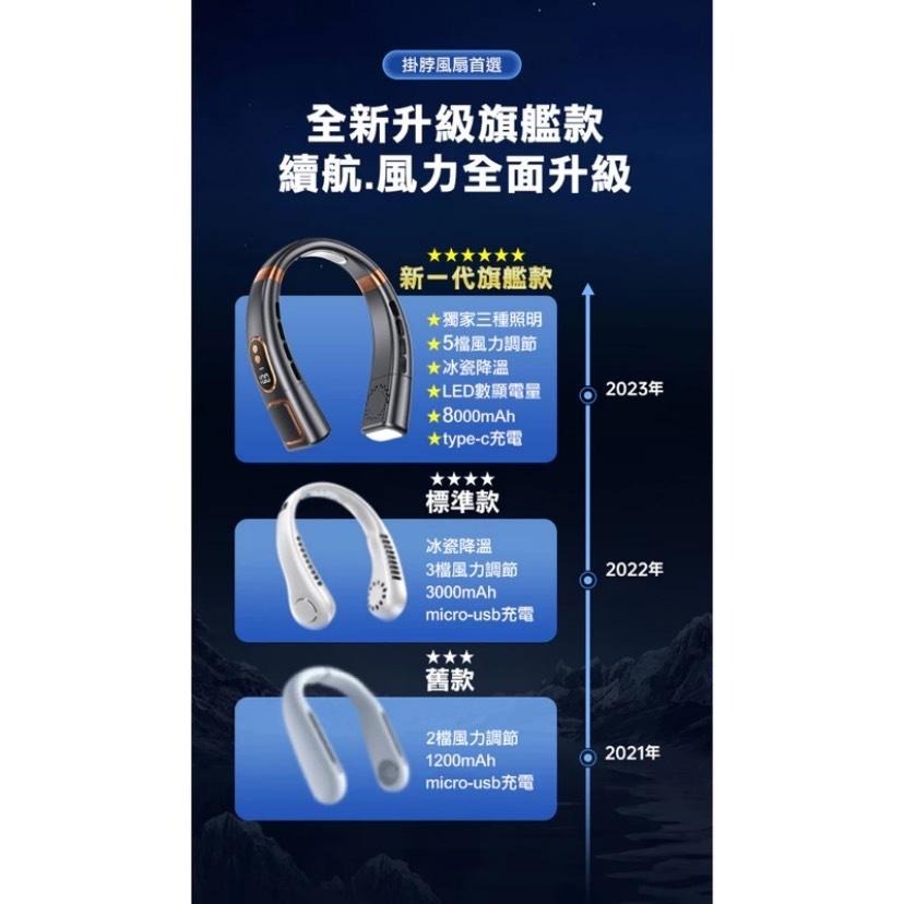 🇹🇼台灣出貨🇹🇼 【冰瓷體感降溫❄】掛脖風扇 隨身風扇 無葉風扇 懶人風扇 USB風扇 冰瓷降溫 七彩燈光 超長續航-細節圖11