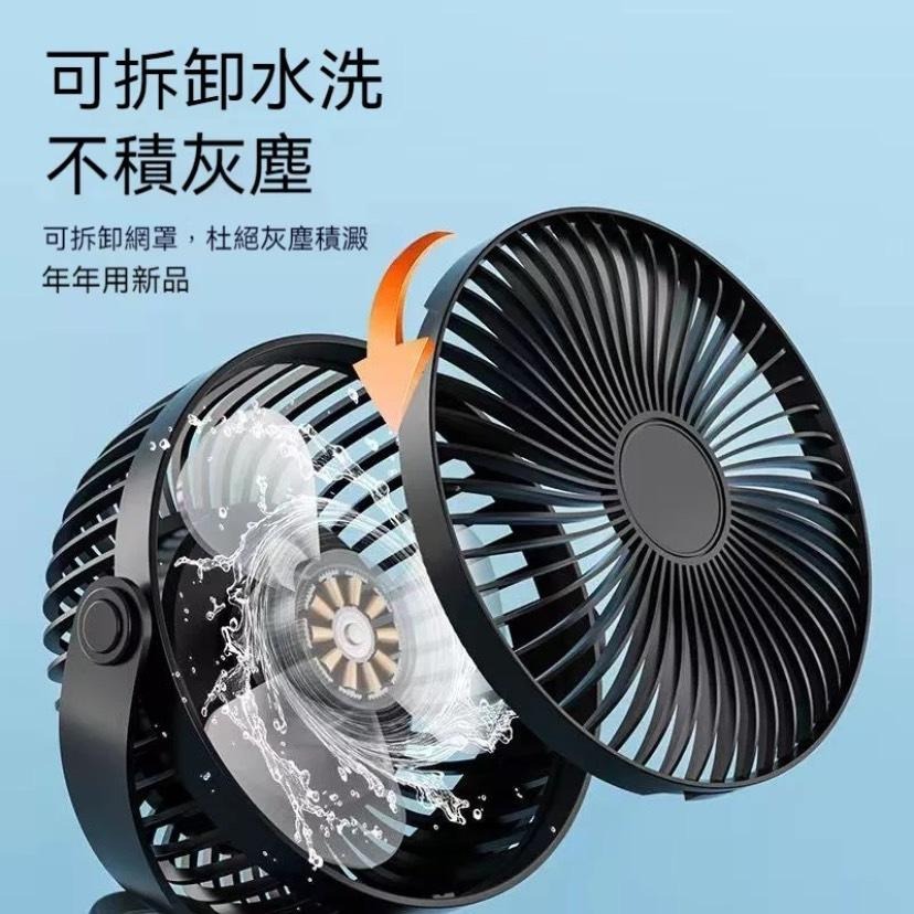 🇹🇼【台灣發貨+10000mAh】夾式靜音電風扇 嬰兒車風扇 娃娃車夾扇 USB風扇 充電風扇 隨身風扇 靜音風扇-細節圖4