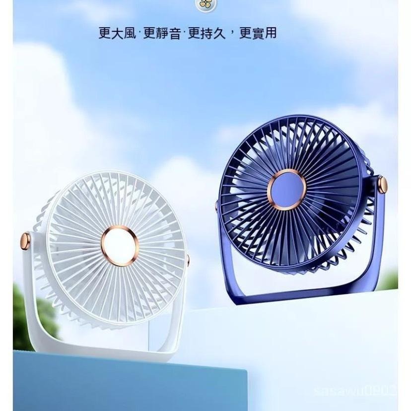 🇹🇼臺灣出貨【10000mah大容量超涼勁風❄️】桌上型風扇 充電風扇 嬰兒靜音風扇 USB風扇 攜帶型電風扇 迷你風扇-細節圖4