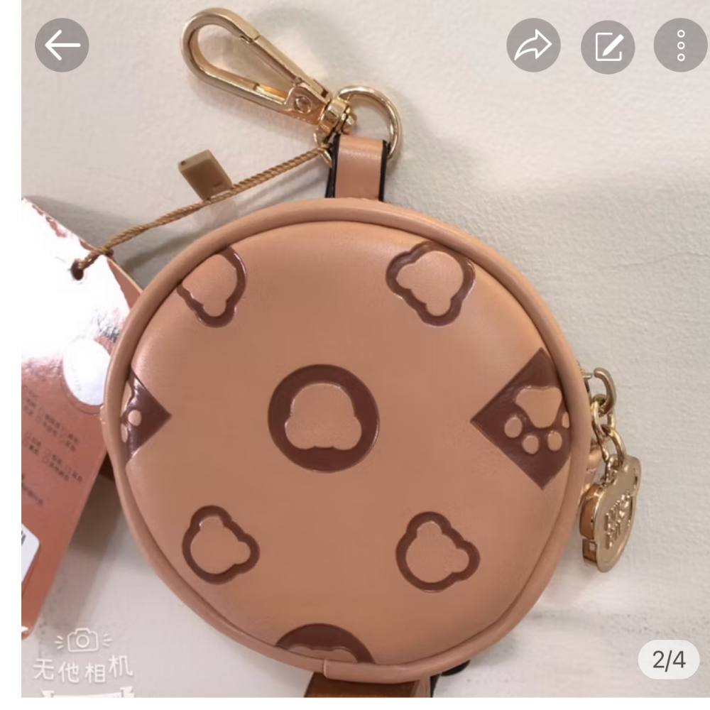 專櫃BENBO泰迪熊可掛零錢包-細節圖2