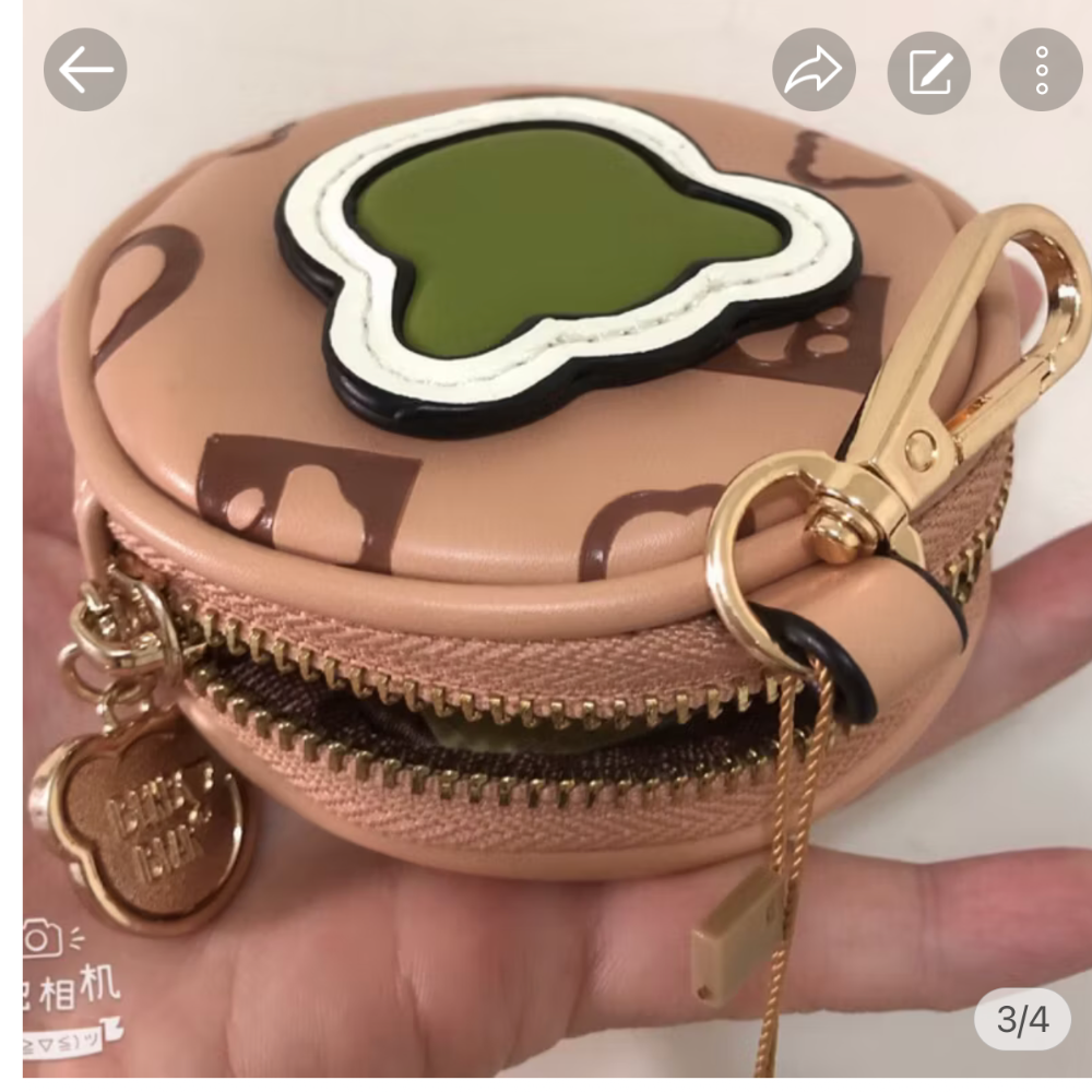 專櫃BENBO泰迪熊可掛零錢包-細節圖4