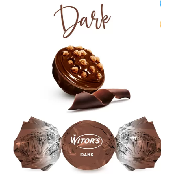 特價 700g Witor＇s 義大利風味綜合巧克力 700公克 黑巧克力 乳酪牛奶巧克力 榛果牛奶巧克力-細節圖2