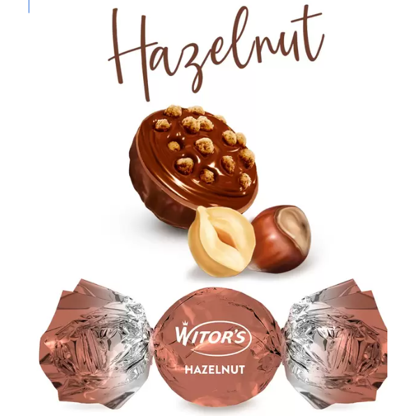 特價 700g Witor＇s 義大利風味綜合巧克力 700公克 黑巧克力 乳酪牛奶巧克力 榛果牛奶巧克力-細節圖3