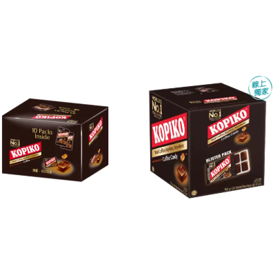 特價 KOPIKO 咖啡糖隨身包分享盒 24包 X32公克 / 10包 X150公克 咖啡萃取 咖啡香氣濃郁糖果知名咖啡-細節圖6