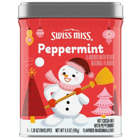 特價 Swiss Miss 香醇可可粉禮盒四入組 節慶限定版 牛奶巧克力 棉花糖  薄荷 黑巧克力 牛奶可可粉 巧克力粉-細節圖5