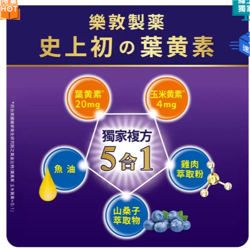 特價 120粒 日本 樂敦 V 金盞花葉黃素複方軟膠囊 60粒X2入 Rohto V Marigold Lutein-細節圖2