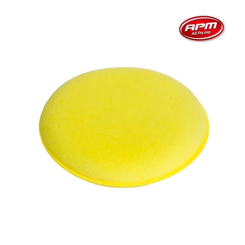 打蠟海綿【歐帕瑪】厚銅鑼燒 現貨 進口上蠟綿 高密度 打蠟海綿 汽車美容 皮革擦拭 不傷表面 汽車蠟 棕櫚蠟 銅鑼燒-細節圖2