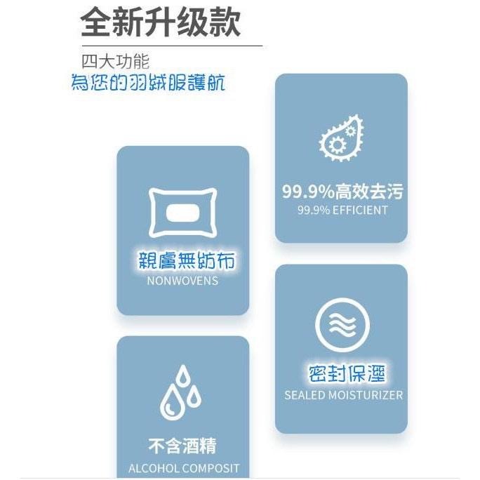 【歐帕瑪】C016 羽絨外套清潔濕紙巾 外套清潔濕紙巾 羽絨外套 免水洗濕紙巾 清潔濕巾 溼紙巾-細節圖4