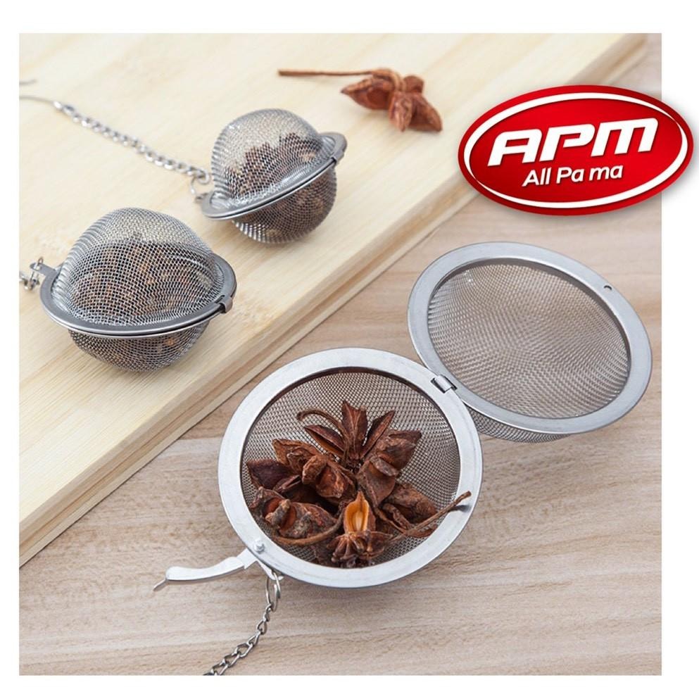 【歐帕瑪】不鏽鋼泡茶球滷包球 304不銹鋼 調味球 泡茶器 調料盒 茶漏 茶葉濾球 泡茶球 燉肉 燉湯滷味-細節圖2