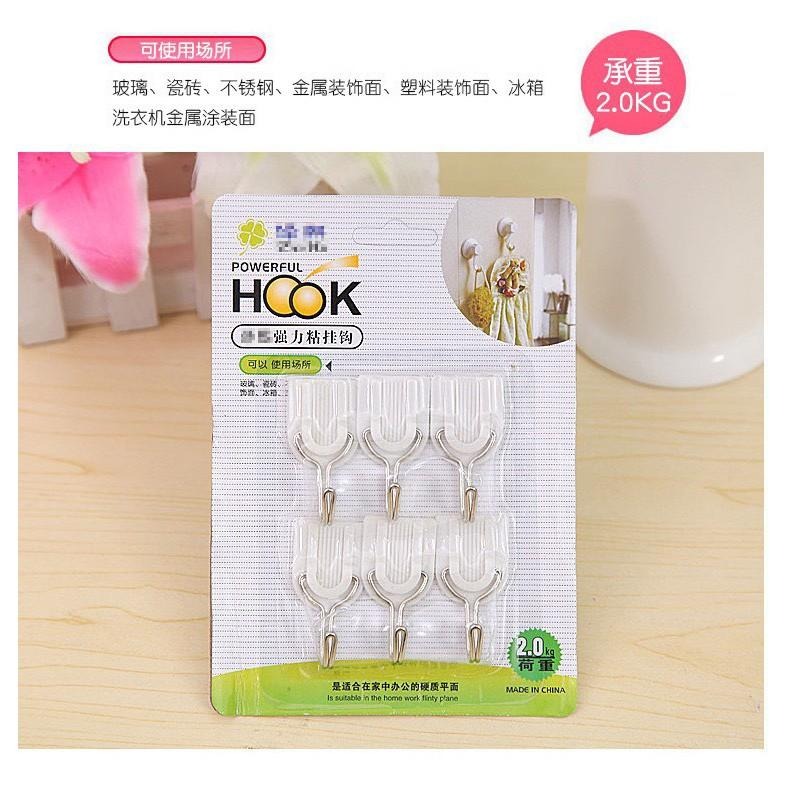【歐帕瑪】C153 U型掛鉤 6入 免釘掛勾 不鏽鋼掛鉤 黏貼掛 無痕 免打孔 黏貼 超強力 耐重 可重複使用 超強吸力-細節圖3