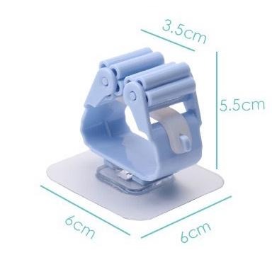 【歐帕瑪】強力無痕拖把夾 拖把掛鈎 拖把架 浴室牆壁 掛掃把 收納卡座 自粘拖把夾 拖把架掃把-細節圖8