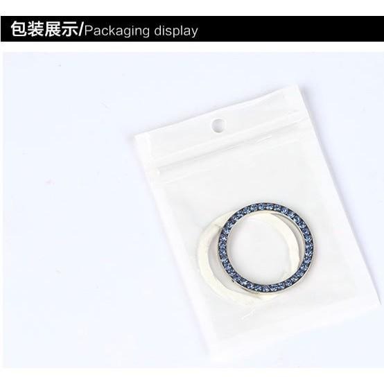 【歐帕瑪】C171 啟動鈕裝飾貼 水鑽貼 啟動圈貼 一鍵啟動裝飾貼汽車時尚創意裝飾品-細節圖7