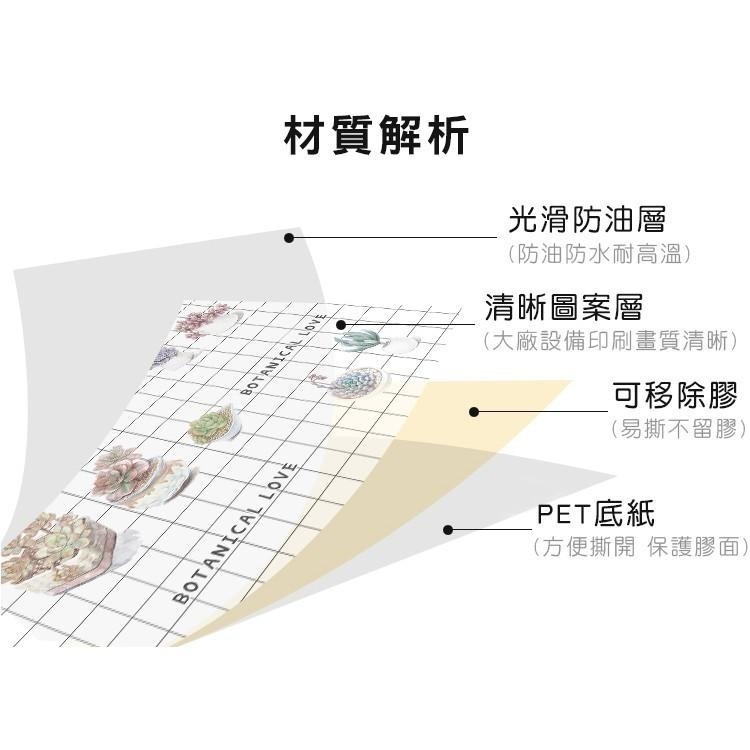 【費歐家】台灣現貨 廚房防油貼紙 鋁箔耐熱 瓦斯爐抽油煙機用 防水防油煙貼紙,牆貼鋁箔貼紙 磁磚貼 壁貼-細節圖7