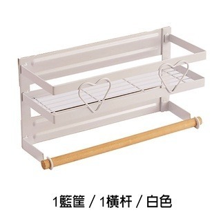 【費歐家】磁吸冰箱置物架 廚房紙巾收納架 磁鐵側掛多功能免安裝 微波爐/洗衣機側邊置物架 側壁置物架 磁鐵側邊收纳-規格圖9