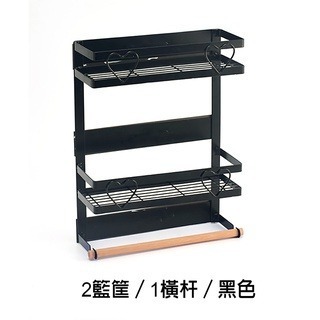 【費歐家】磁吸冰箱置物架 廚房紙巾收納架 磁鐵側掛多功能免安裝 微波爐/洗衣機側邊置物架 側壁置物架 磁鐵側邊收纳-規格圖9
