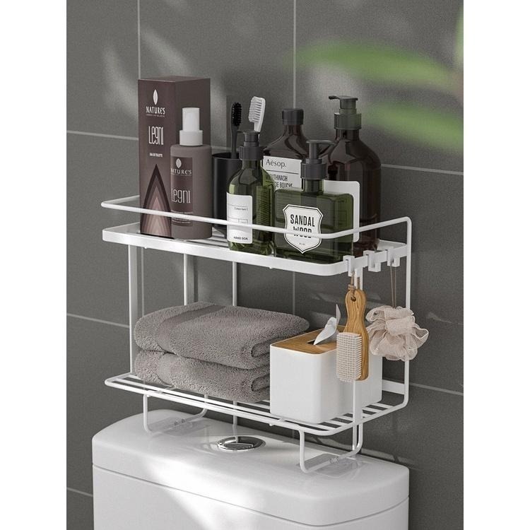 【費歐家】馬桶水箱置物架 分層收納 馬桶架馬桶儲物架 廁所置物架 收納空間利用 衛浴廁所收納好物-細節圖3