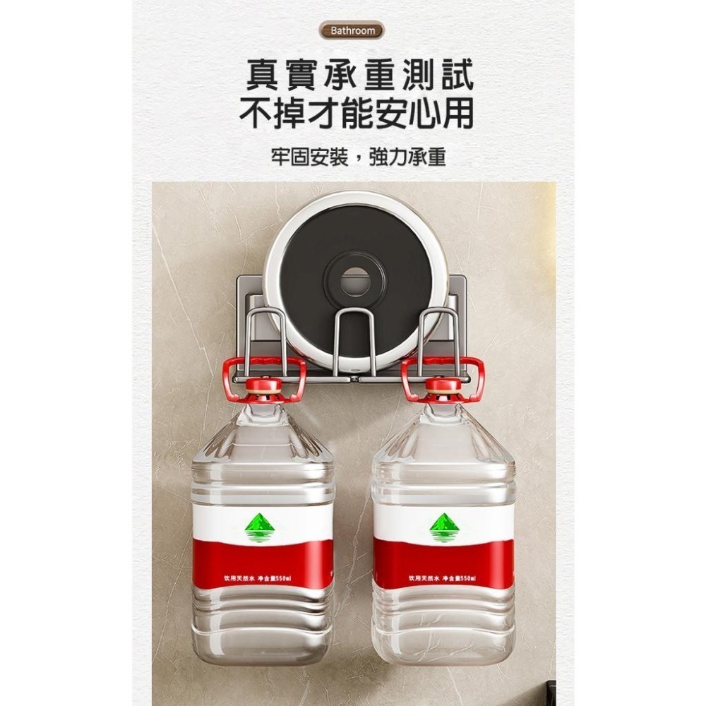 【費歐家】 台灣現貨 太空鋁 牙刷架 牙膏置物架 漱口杯架   牙刷置物架 牙刷杯架 刷牙杯架 情侶牙刷置物架 免釘膠-細節圖5