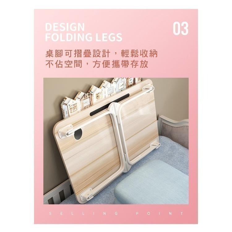 【費歐家】台灣現貨 電腦桌 折疊桌 和室桌 小桌子 書桌 筆電桌 懶人桌  床上摺疊桌 床上桌 筆電桌-細節圖6