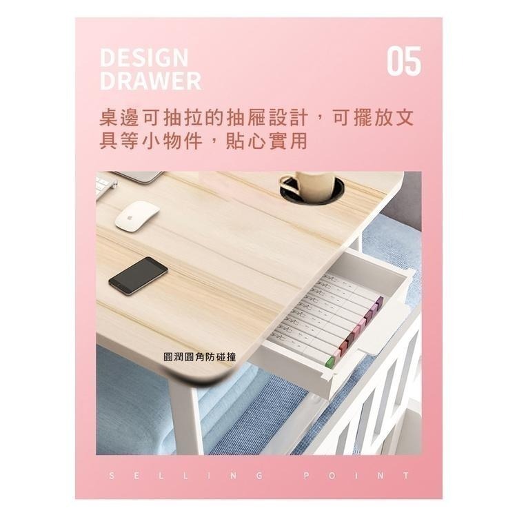 【費歐家】台灣現貨 電腦桌 折疊桌 和室桌 小桌子 書桌 筆電桌 懶人桌  床上摺疊桌 床上桌 筆電桌-細節圖7