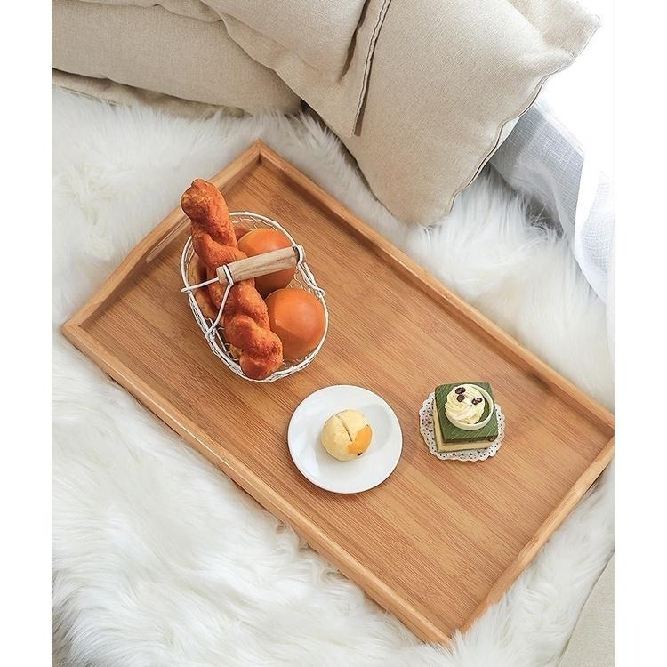 【費歐家】台灣現貨 小餐桌 日式原木床上折疊小餐桌 懶人桌 電腦桌 木質托盤收納桌 露營折疊桌  登山折疊桌 多功能小桌-細節圖8