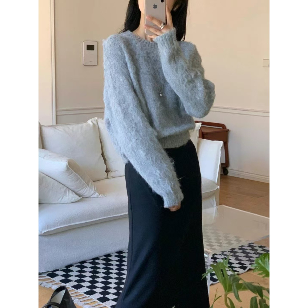 VENUSY｜ 秋冬新品✔ 韓國女裝｜羊毛舒適針織毛衣-細節圖5