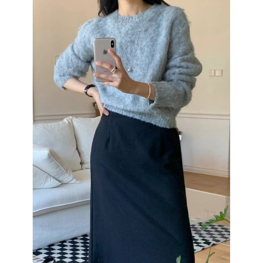 VENUSY｜ 秋冬新品✔ 韓國女裝｜羊毛舒適針織毛衣-細節圖6