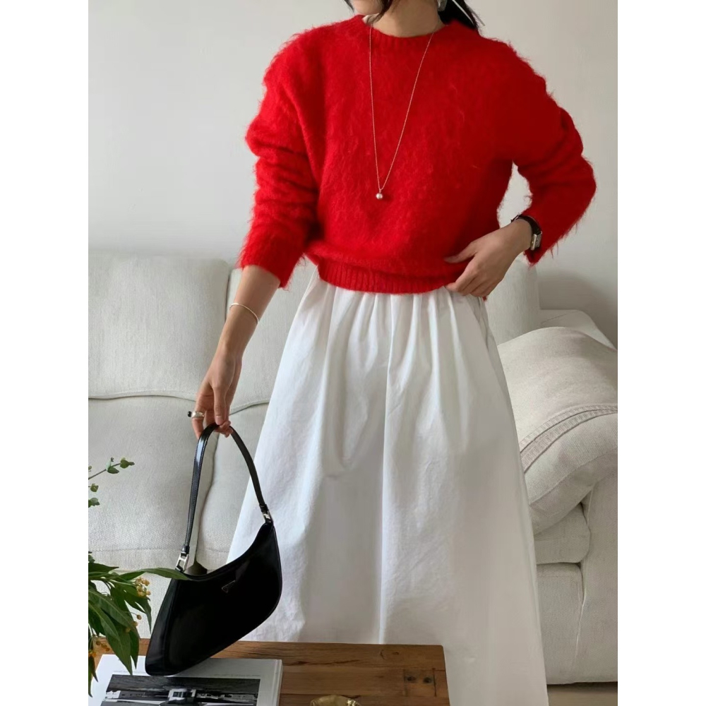 VENUSY｜ 秋冬新品✔ 韓國女裝｜羊毛舒適針織毛衣-細節圖8