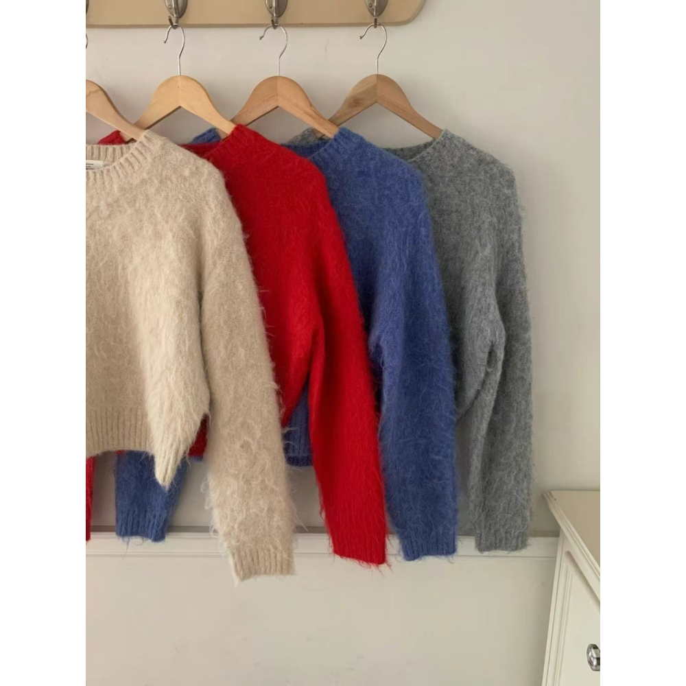 VENUSY｜ 秋冬新品✔ 韓國女裝｜羊毛舒適針織毛衣-細節圖9