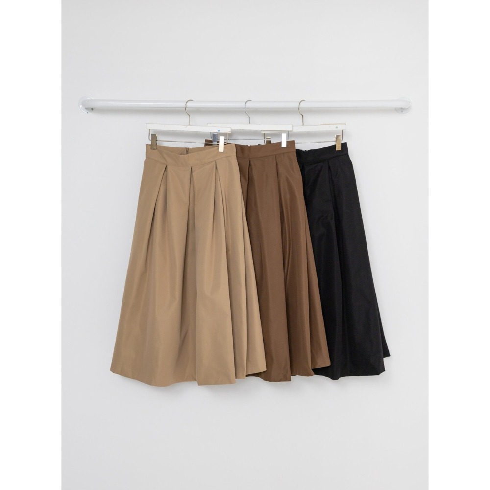 VENUSY｜ 赫本風✔ 韓國女裝｜圓弧粗褶百褶長裙 禮裙-細節圖11