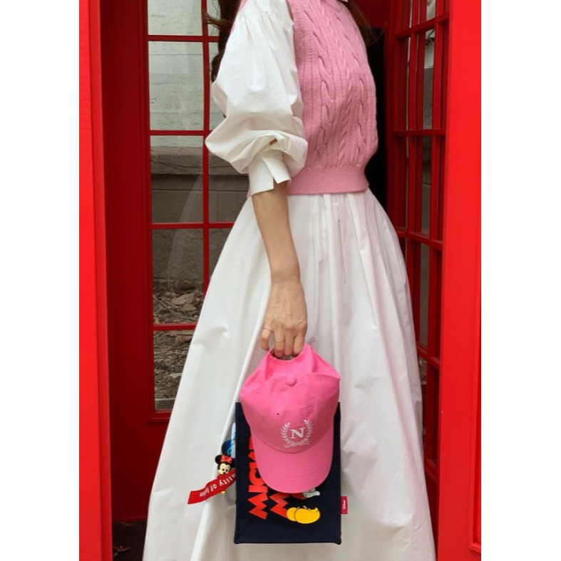 VENUSY｜ 仙女必備✔ 韓國女裝｜純棉抓褶長裙-細節圖2