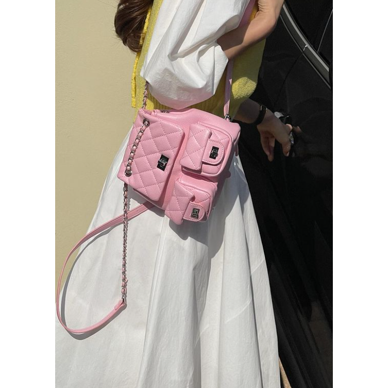 VENUSY｜ 仙女必備✔ 韓國女裝｜純棉抓褶長裙-細節圖3