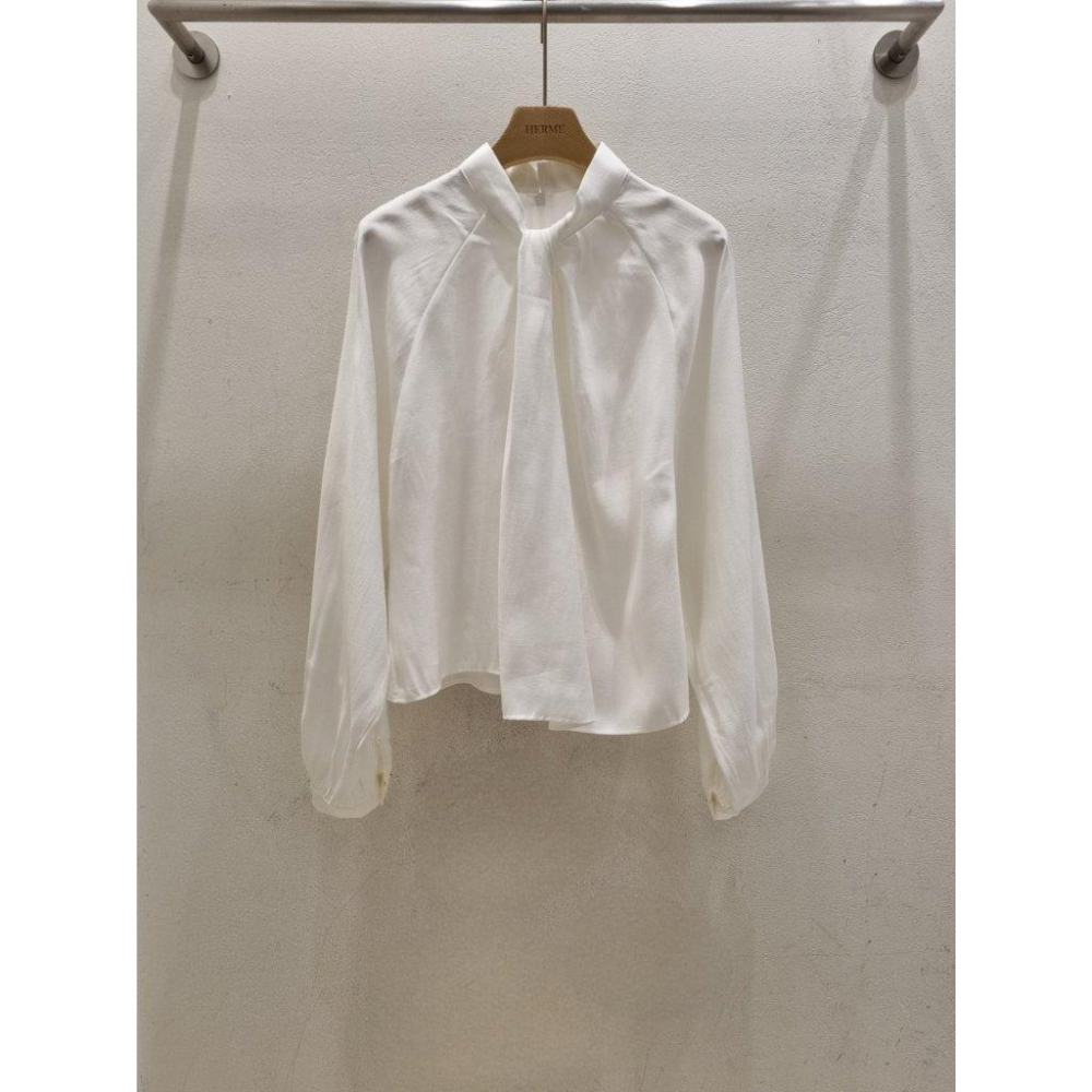 VENUSY｜ 高奢質感✔ 韓國女裝｜絲質光澤摺袖襯衫 韓國襯衫-細節圖7