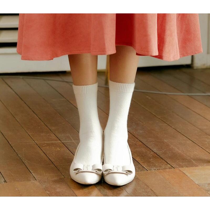 VENUSY｜ 17色☻ 韓國女裝｜中筒羊毛襪-細節圖6
