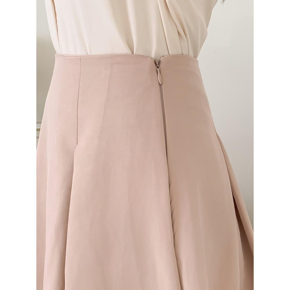 VENUSY｜ 韓國女裝｜法式針褶長裙-細節圖11