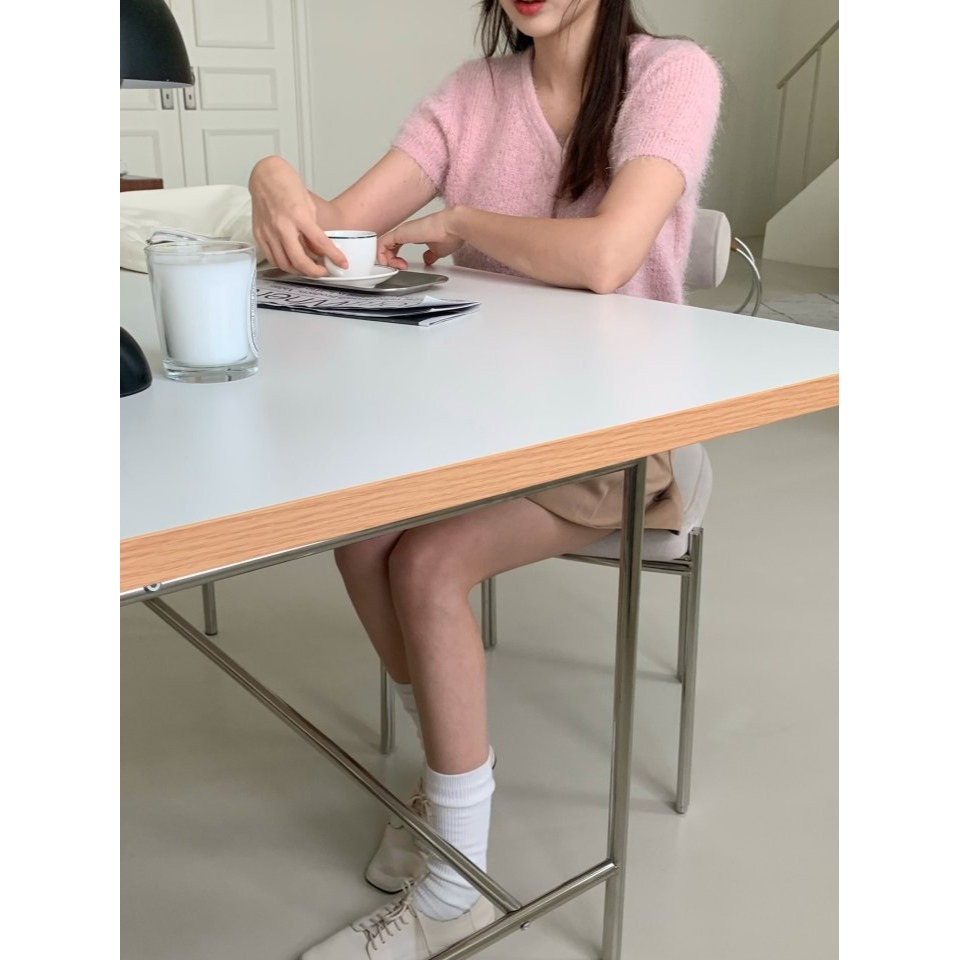 VENUSY｜正韓 - 韓國女裝｜春季新品短袖針織小外套-細節圖7