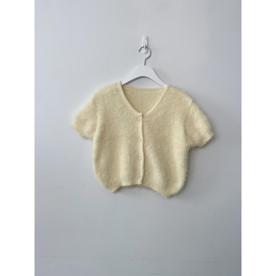 VENUSY｜正韓 - 韓國女裝｜春季新品短袖針織小外套-規格圖9