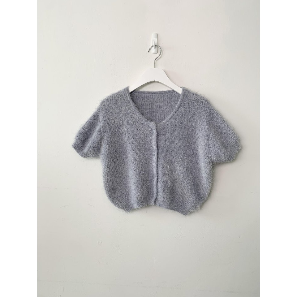 VENUSY｜正韓 - 韓國女裝｜春季新品短袖針織小外套-規格圖9