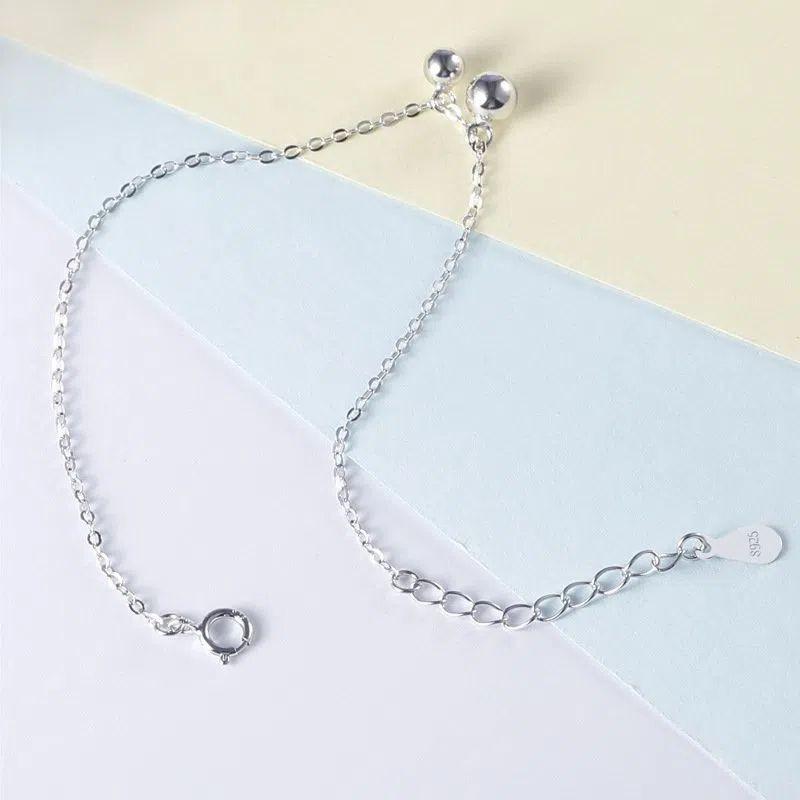 VENUSYS925純銀｜簡約百搭圓珠手鏈-細節圖2