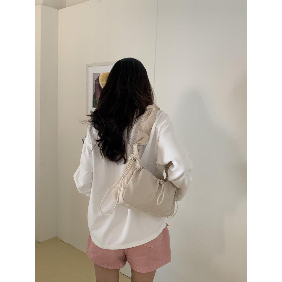 VENUSY｜正韓 - 韓國女裝｜串串單肩半月包-細節圖6