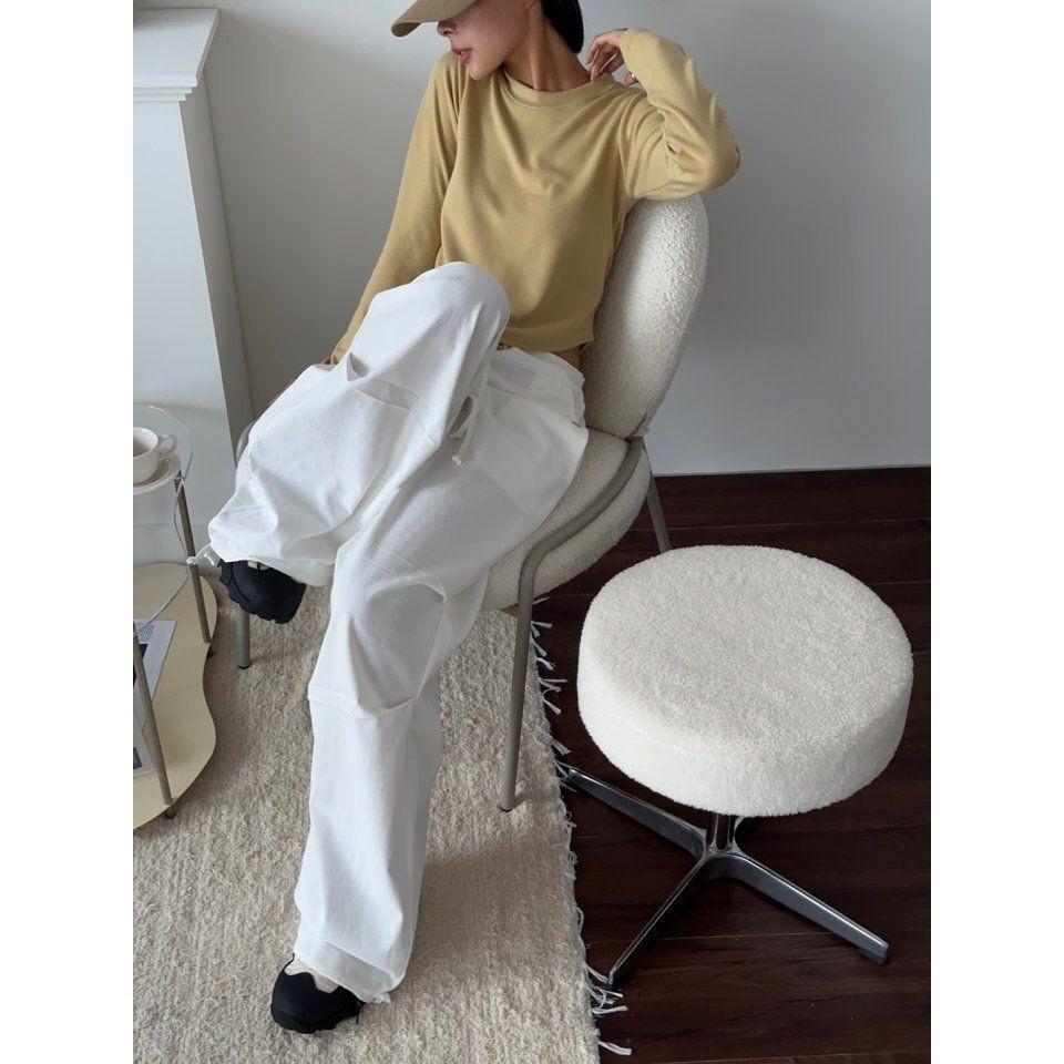 VENUSY．正韓 - 韓國女裝｜馬卡龍長袖T恤 韓國T恤-細節圖3