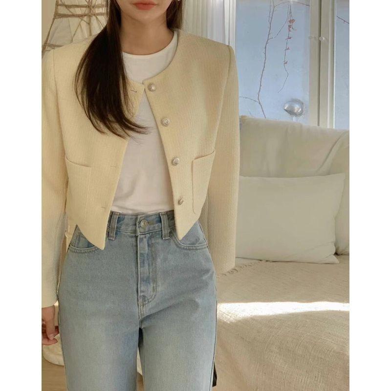 VENUSY．正韓 - 韓國女裝｜小香風外套 連結處加購短褲-細節圖4