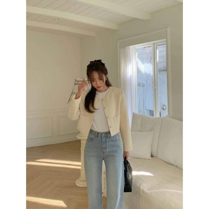 VENUSY．正韓 - 韓國女裝｜小香風外套 連結處加購短褲-細節圖5