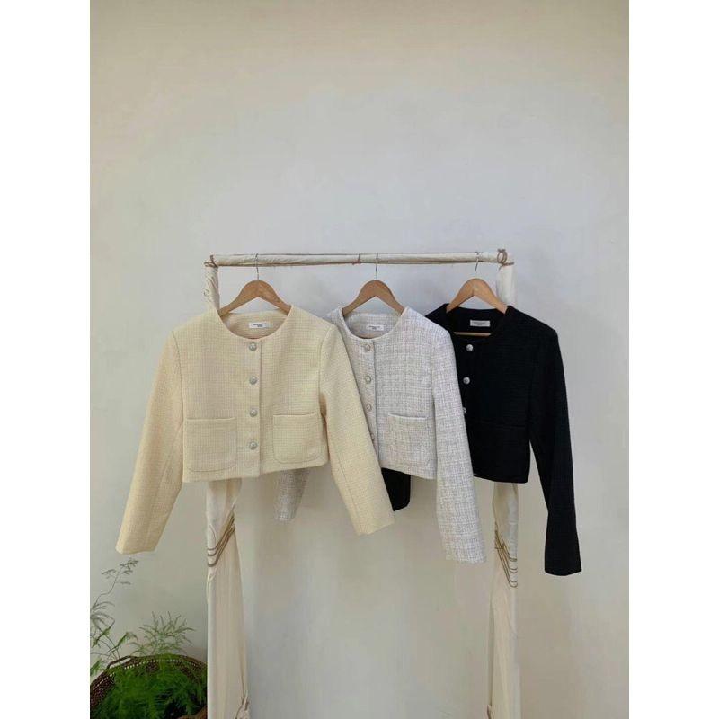 VENUSY．正韓 - 韓國女裝｜小香風外套 連結處加購短褲-細節圖7