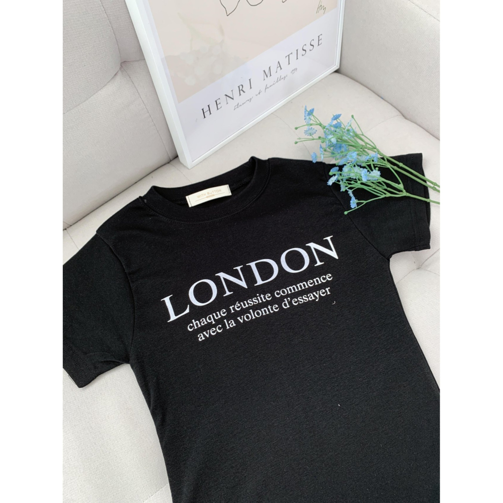 VENUSY｜ 夏季新品 韓國女裝｜緊身倫敦圓領T恤 韓國T恤 小性感貼身上衣-細節圖7