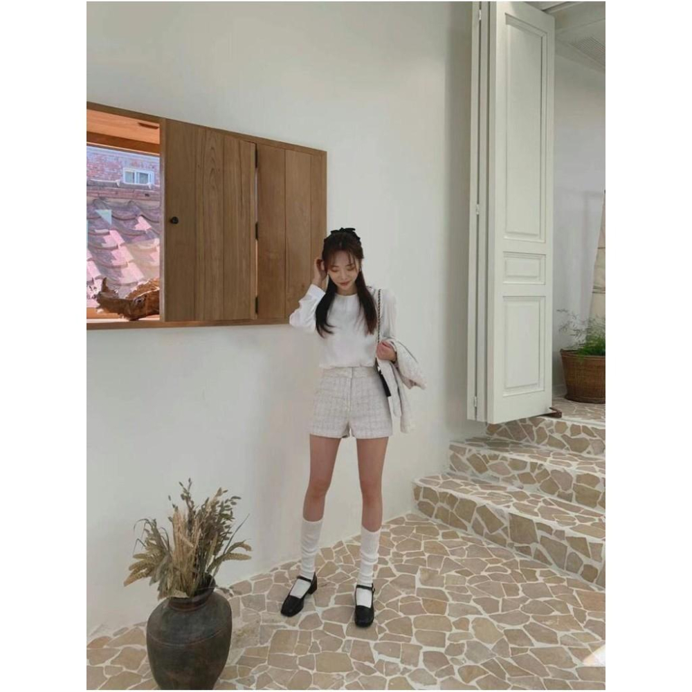 VENUSY．正韓 - 韓國女裝｜小香風短褲 連結處加購外套-細節圖6