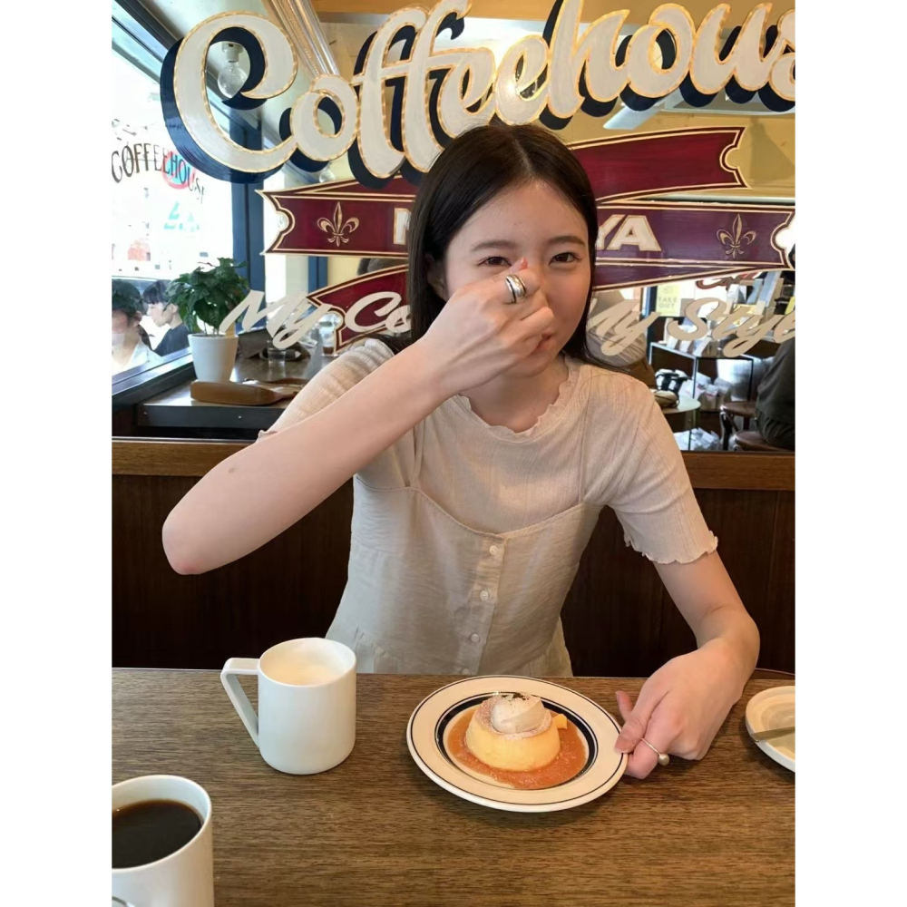 VENUSY｜ 韓國女裝｜天絲透光無袖襯衫 韓國襯衫-細節圖2