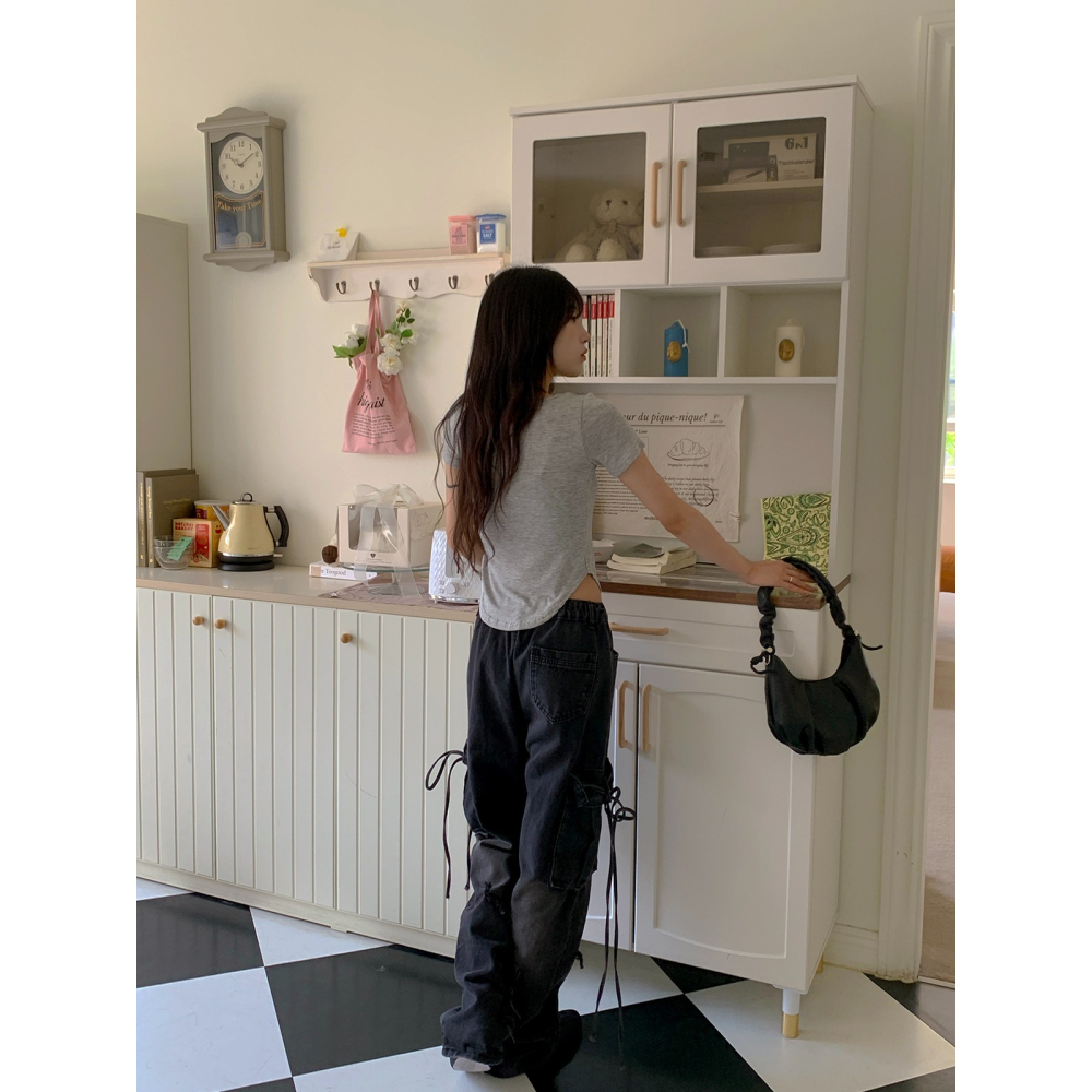 VENUSY｜ 韓國女裝｜U領顯瘦貼身T恤 韓國T恤-細節圖9