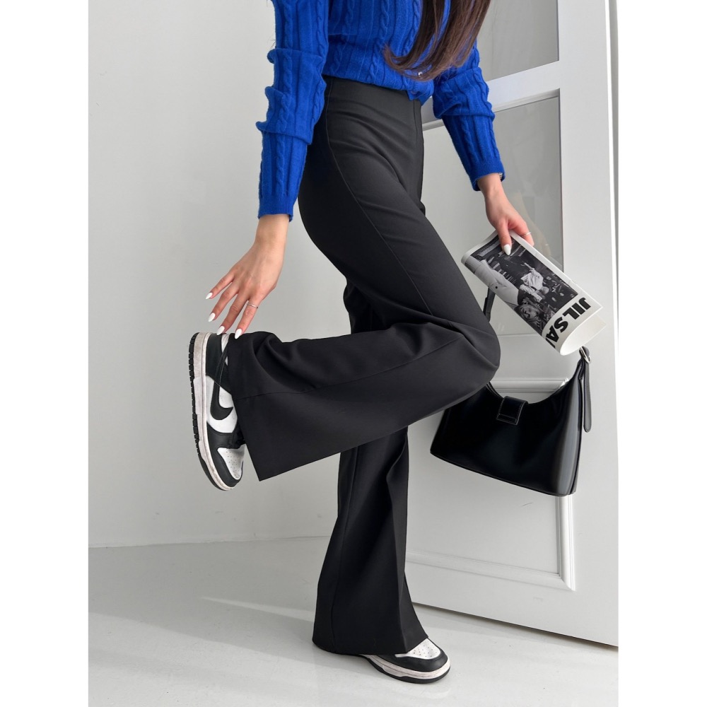 ［現貨］VENUSY｜ 韓國女裝｜微喇叭修身西裝褲-細節圖8