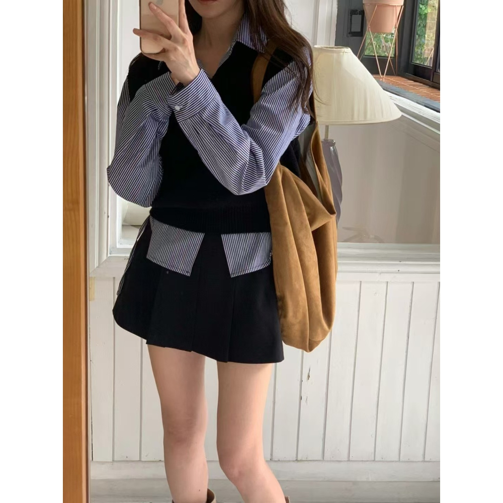 VENUSY｜ 新品☺ 韓國女裝｜秋冬麂皮側背大包-細節圖10