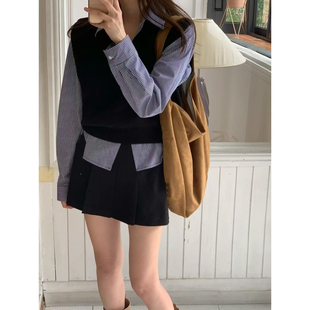 VENUSY｜ 新品☺ 韓國女裝｜秋冬麂皮側背大包-細節圖11